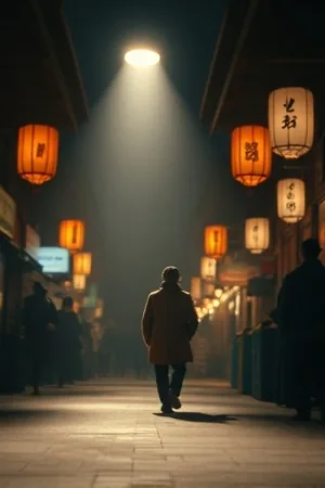 《缓慢的刹车》封面，夜路车灯拉出的长条光带