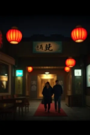 《黄昏取样》封面，黄昏时分的橘色天光与剪影